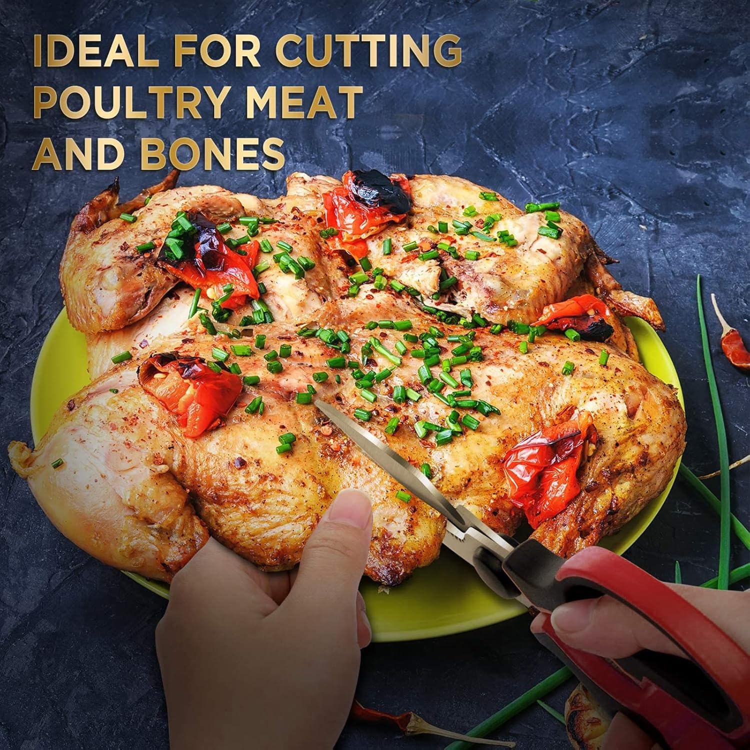 Forbici da Cucina Professionali Multiuso in Acciaio Inox - immagine 3