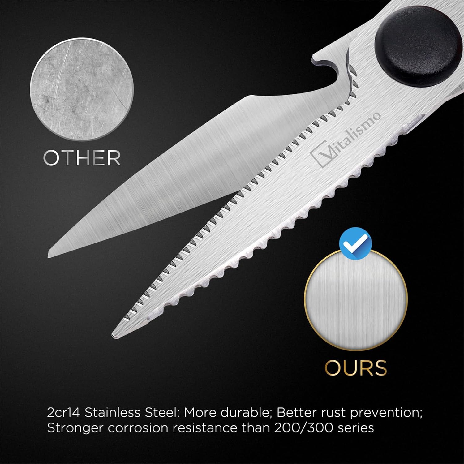 Forbici da Cucina Professionali Multiuso in Acciaio Inox - immagine 6