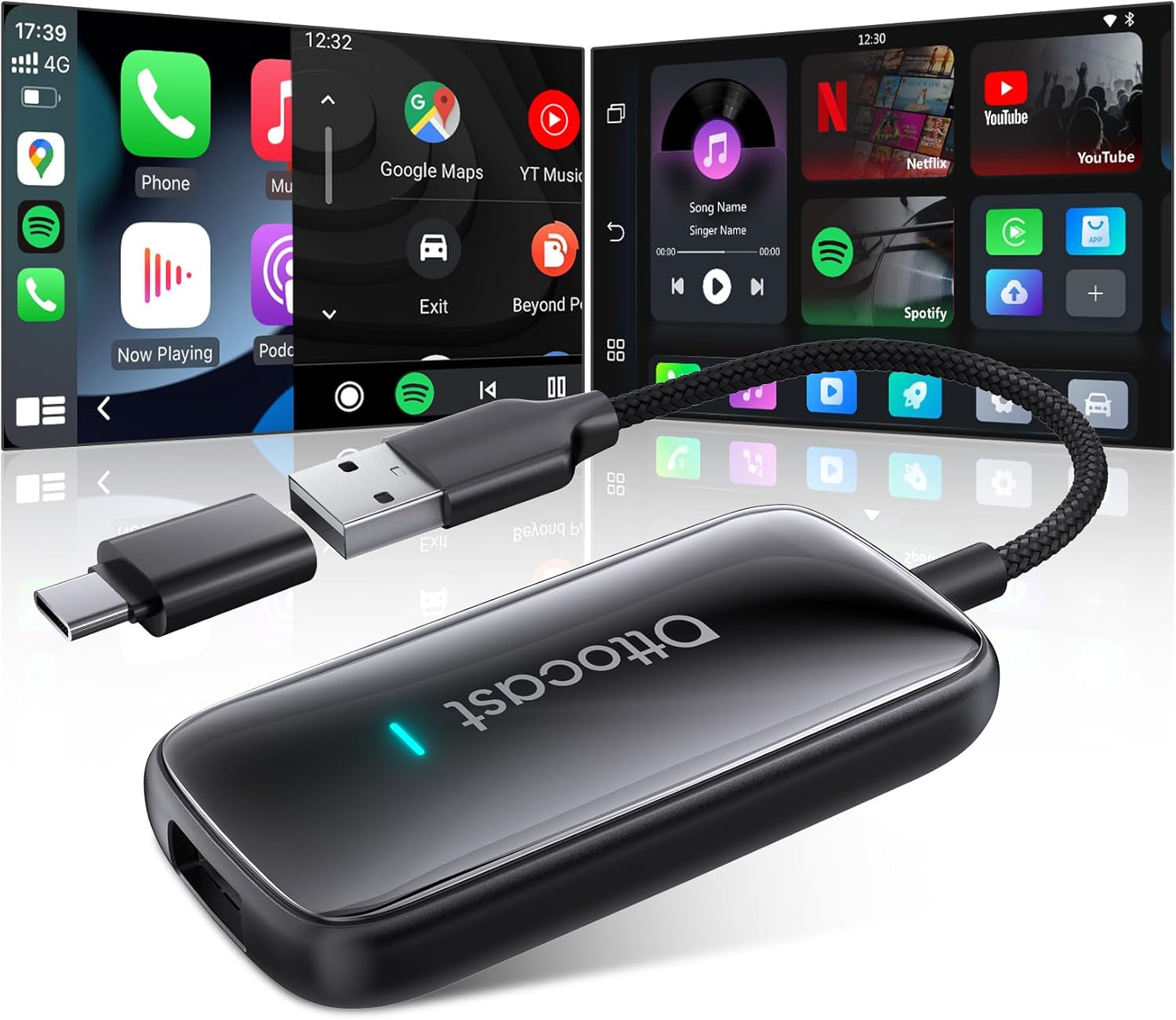 Ottocast Play2video Ultra 2026 - CarPlay e Android Auto Wireless - immagine 1