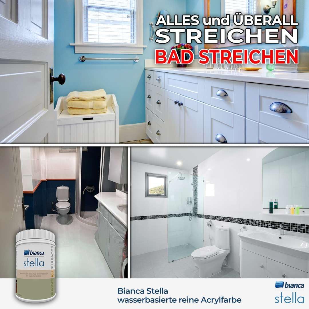 Bianca Stella Vernice per Mobili Premium 1000ml, Bianco - immagine 5