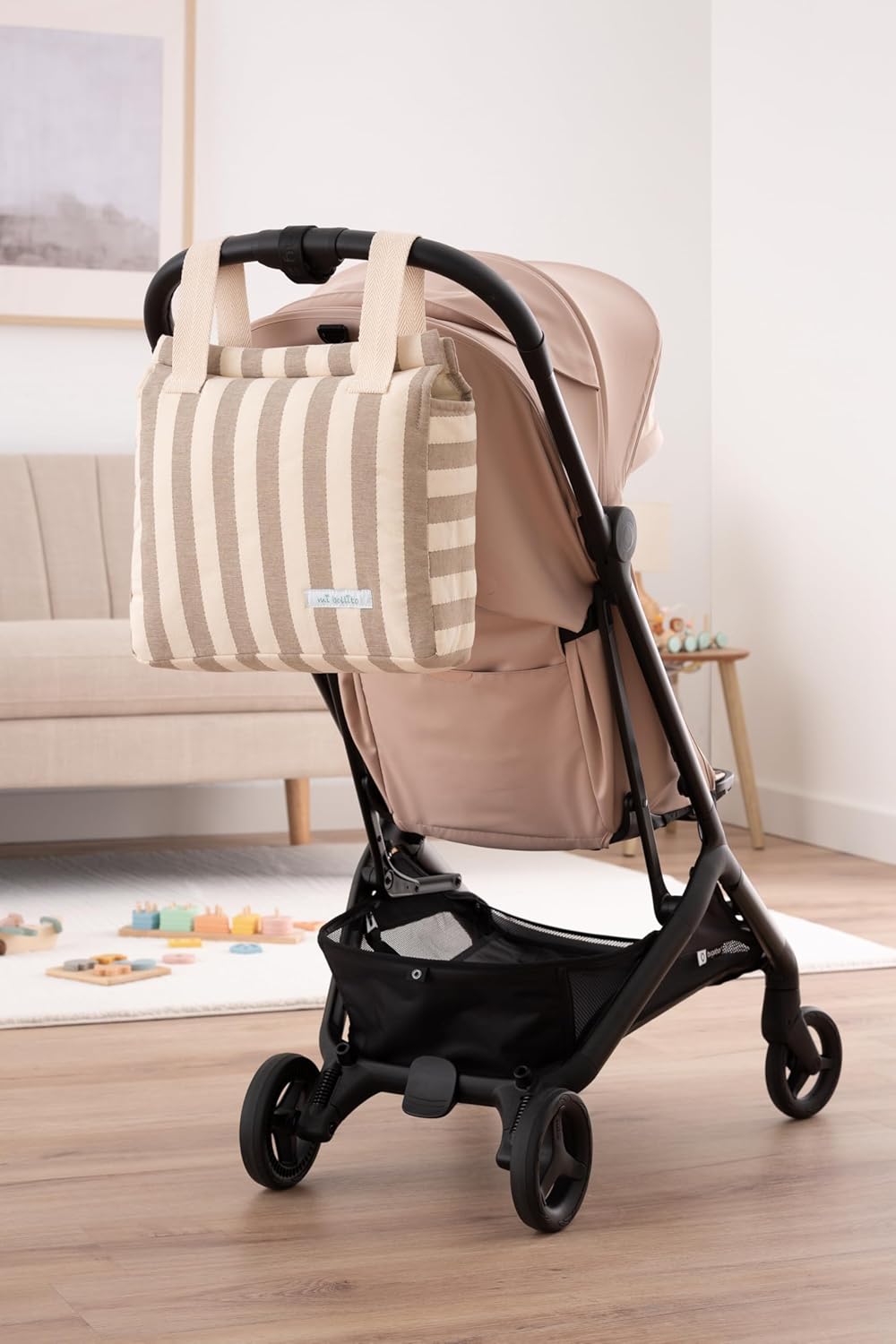 Borsa per Passeggino Universale con Chiusura a Scatto - immagine 4