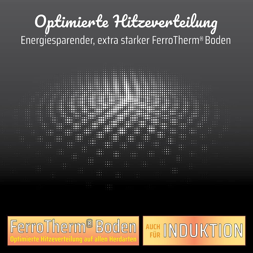 Gsw Set di Padelle Gourmet Granito 3 Pezzi - immagine 6