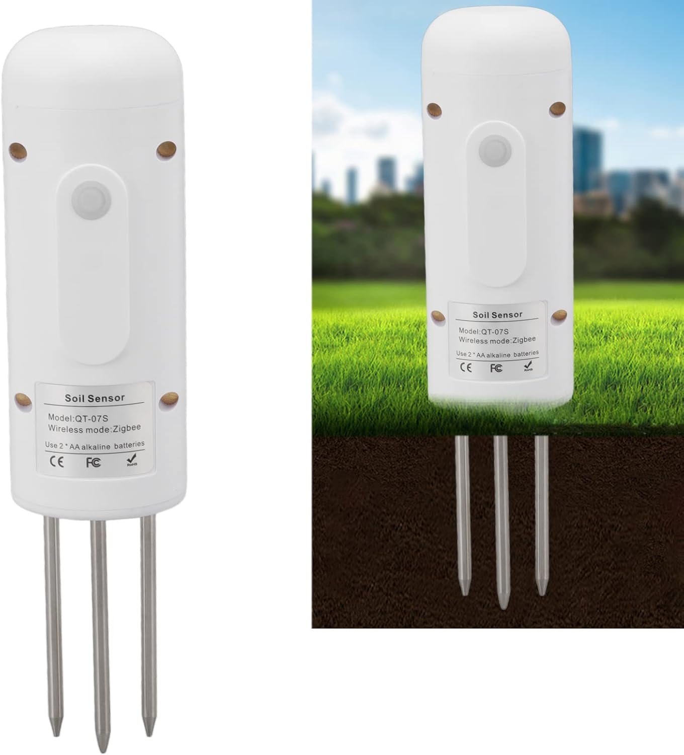 Topincn Sensore Suolo Wireless Zigbee per Piante - immagine 6