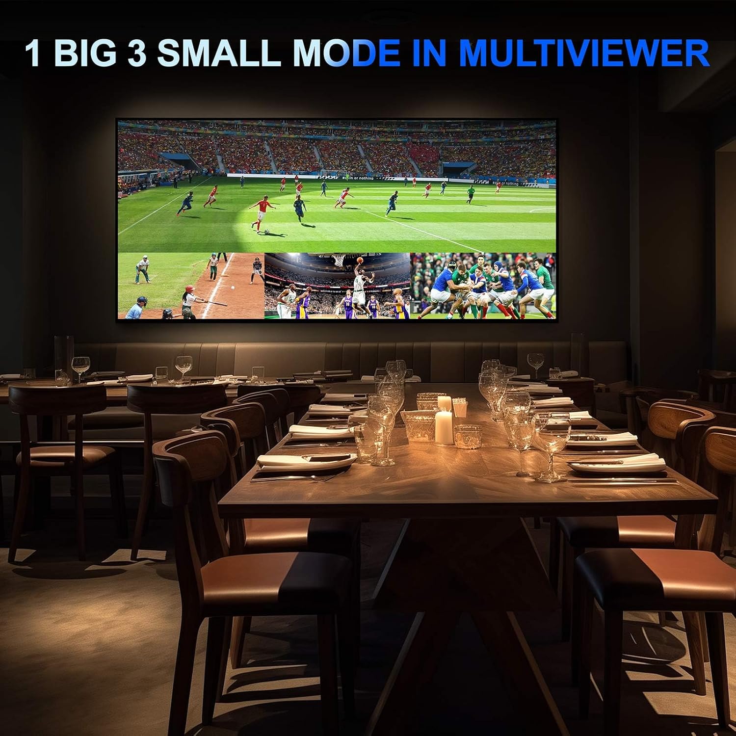 4K HDMI Multiviewer Switch 4x1 con PIP - immagine 3