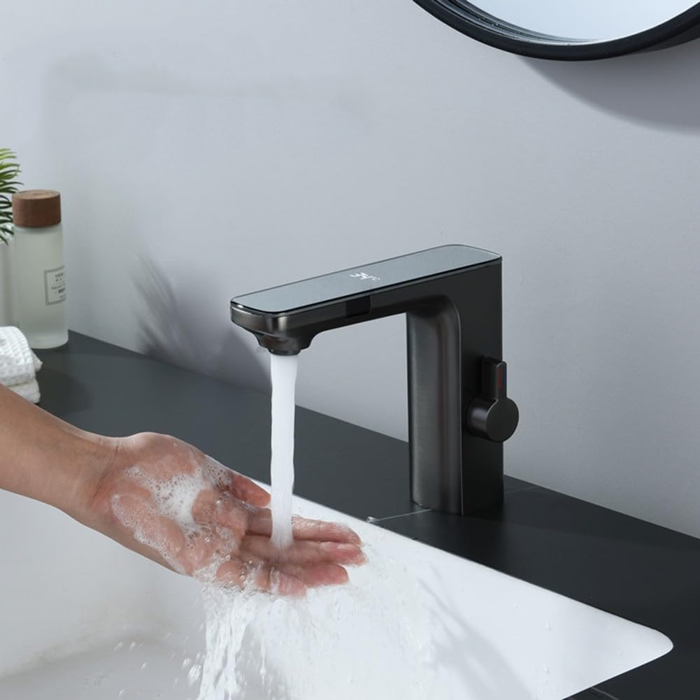Rubinetto Lavabo con Sensore Intelligente e Display Digitale - immagine 3