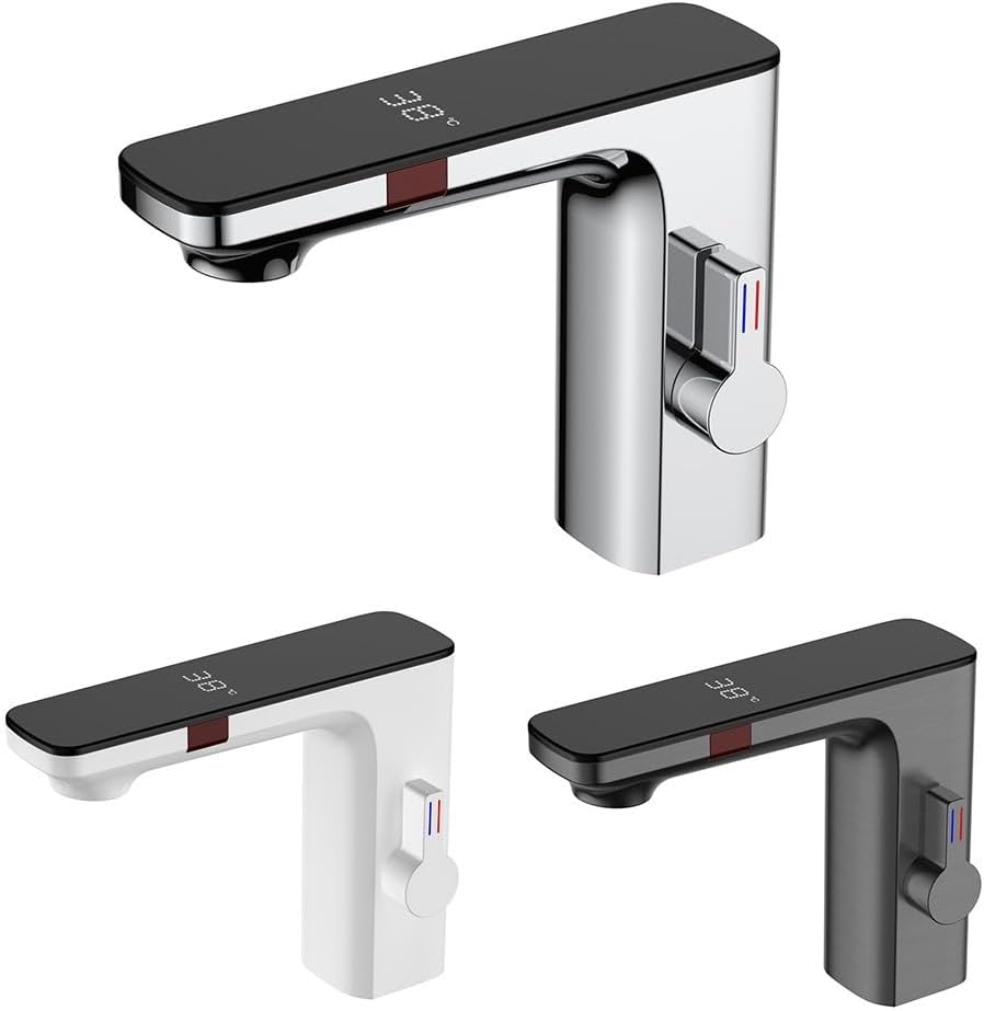 Rubinetto Lavabo con Sensore Intelligente e Display Digitale - immagine 5