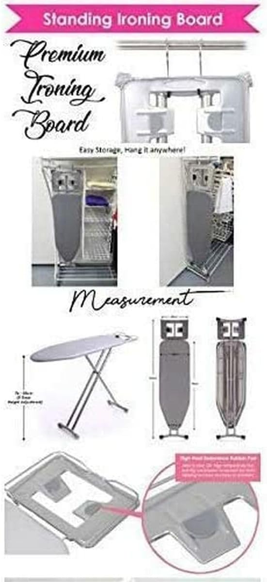 Vileda Rapid Copriasse Stiro Universale, Grigio - immagine 5