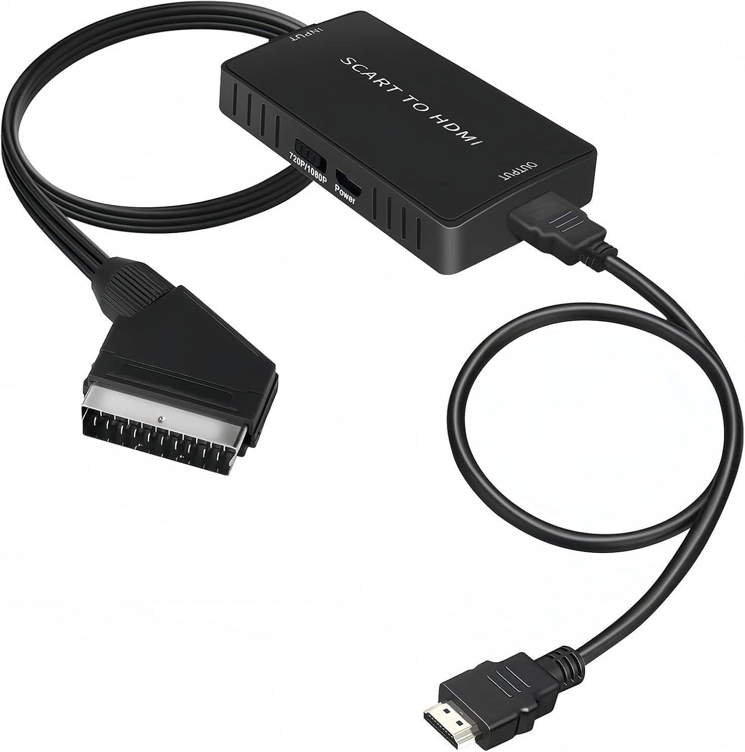 Convertitore da SCART a HDMI con Commutatore 720p/1080p - immagine 1