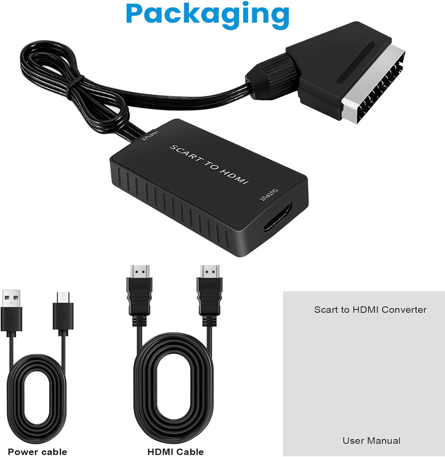 Convertitore da SCART a HDMI con Commutatore 720p/1080p - immagine 7
