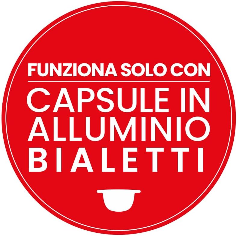 Bialetti Gioia - Macchina Caffè Espresso, Rosso - immagine 2