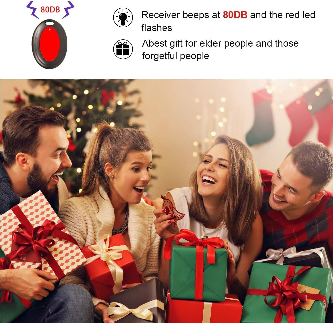 Reyke Localizzatore Chiavi Wireless con Torcia LED - immagine 6