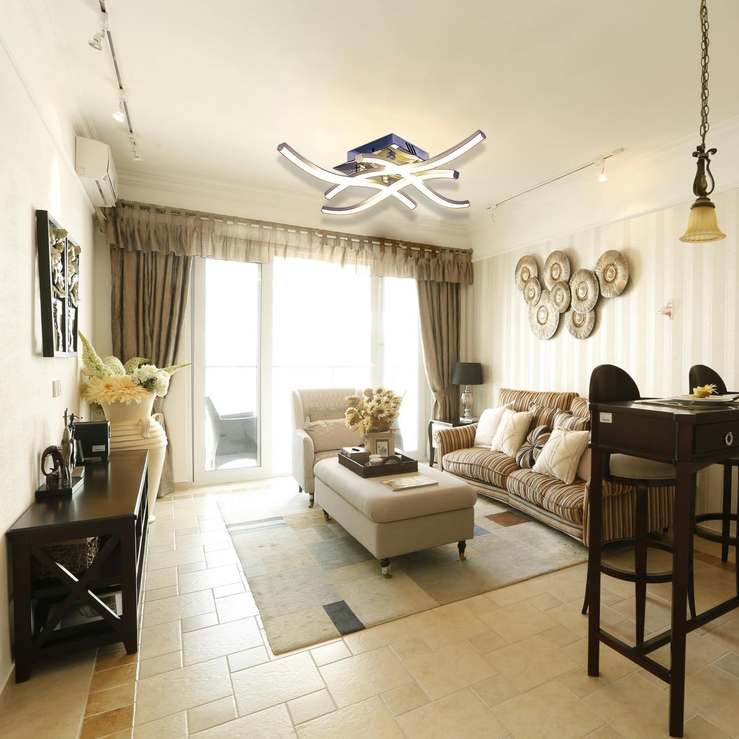 Sweier Plafoniera LED Dimmerabile 28W con Telecomando - immagine 8