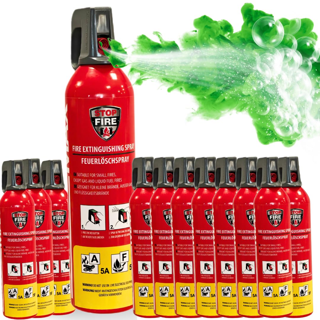 notlok Safety Work - 12 Mini Estintori Casa 750g