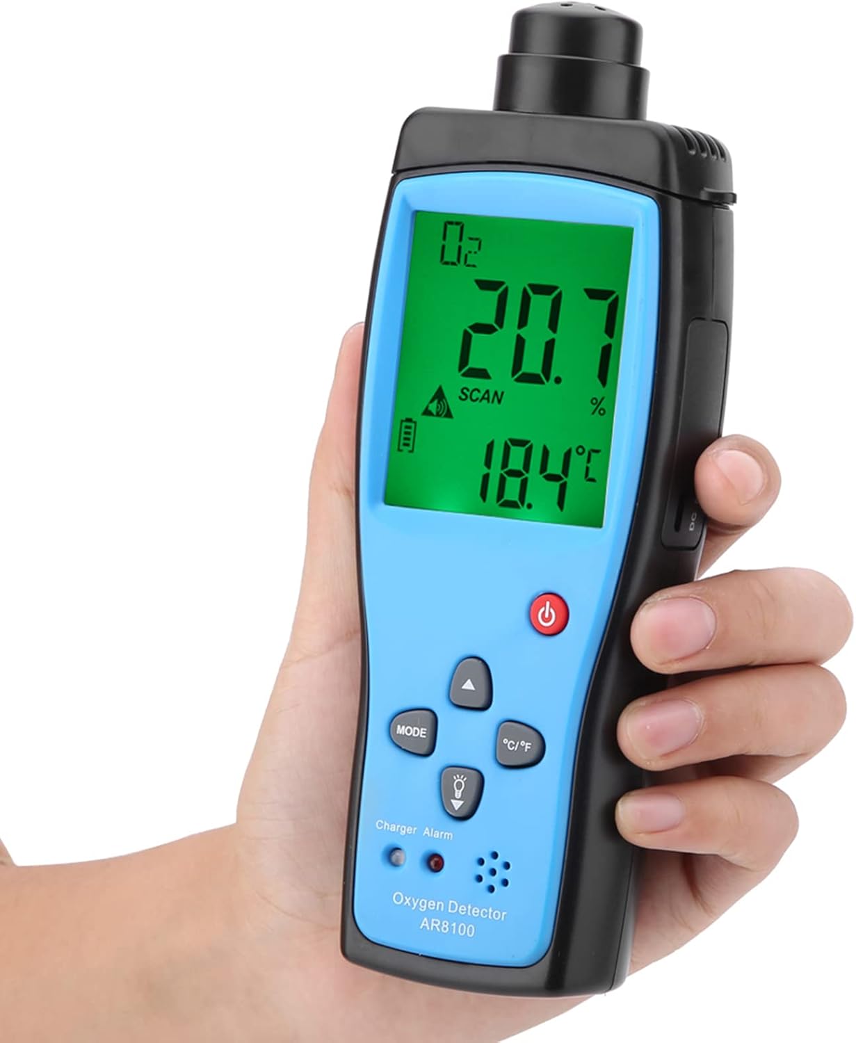 Rilevatore di Ossigeno Portatile con Display LCD - immagine 1