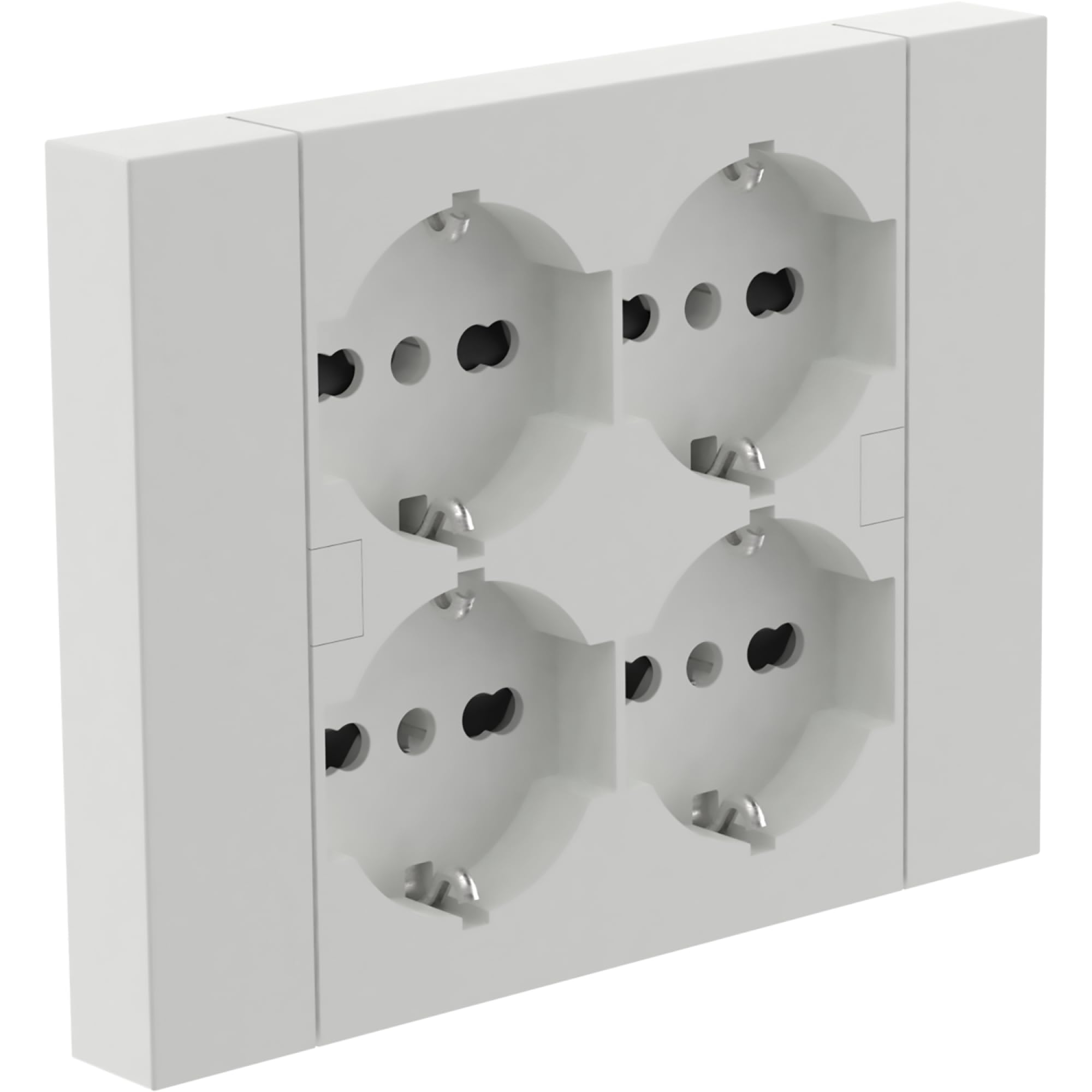 Electraline 22105 - Multipresa da Incasso Quadra 4 Posti