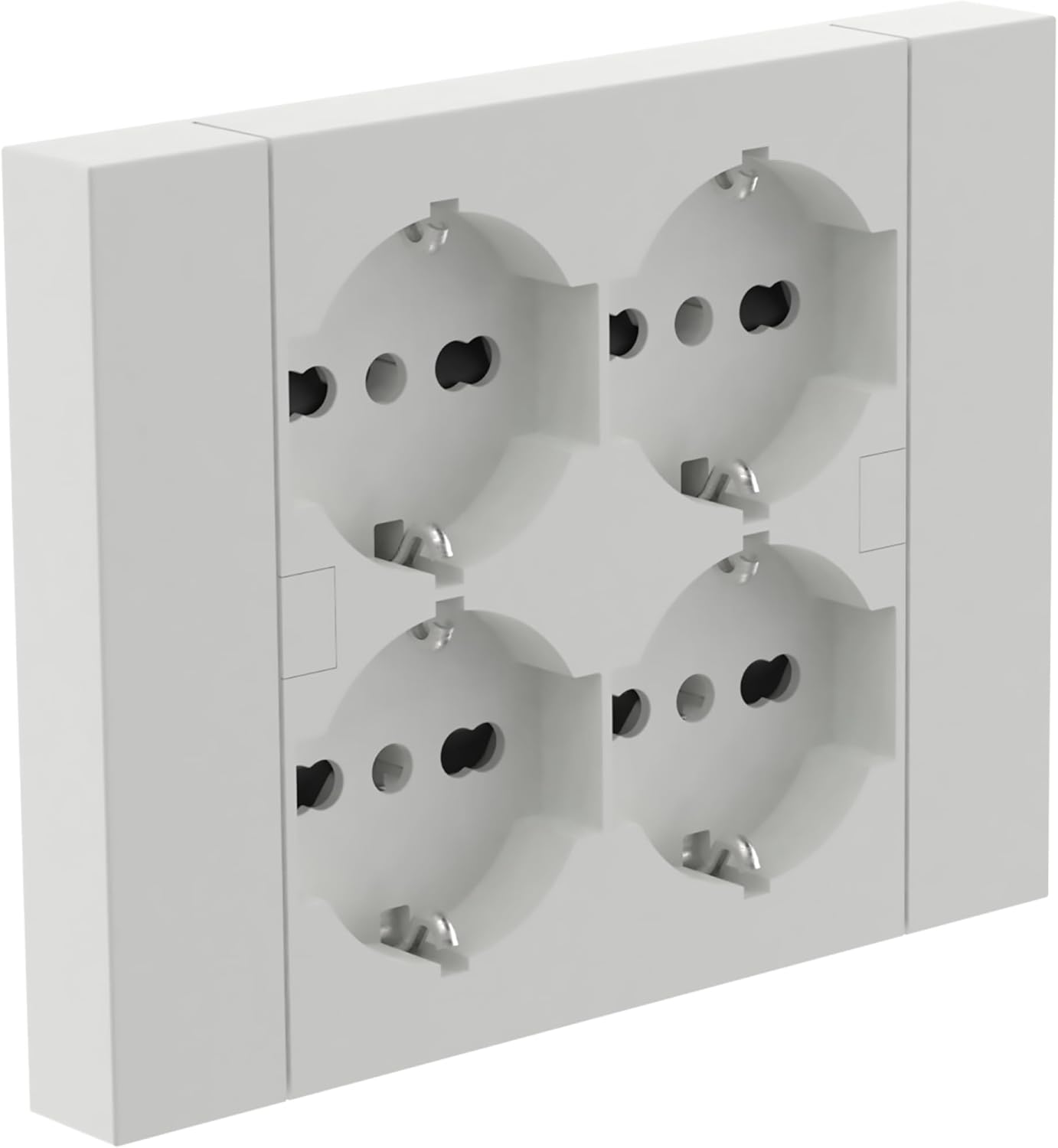 Electraline 22105 - Multipresa da Incasso Quadra 4 Posti - immagine 1