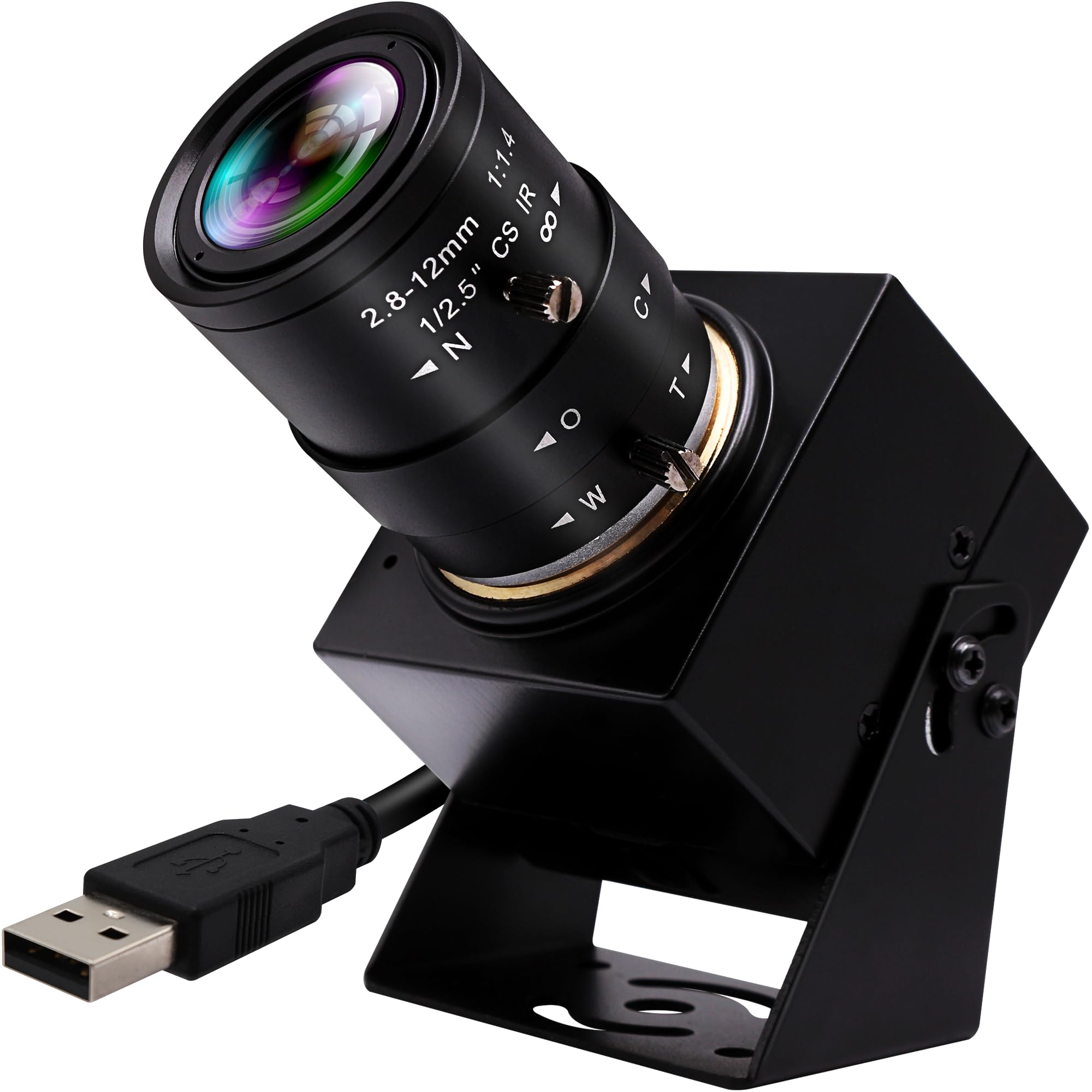 Elp Telecamera USB 4K Grandangolare Varifocal
