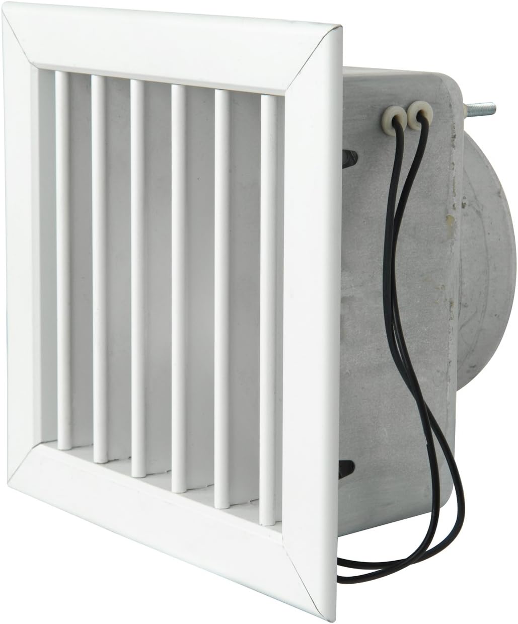 La Ventilazione Griglia Camino con Elettroventola, Bianco
