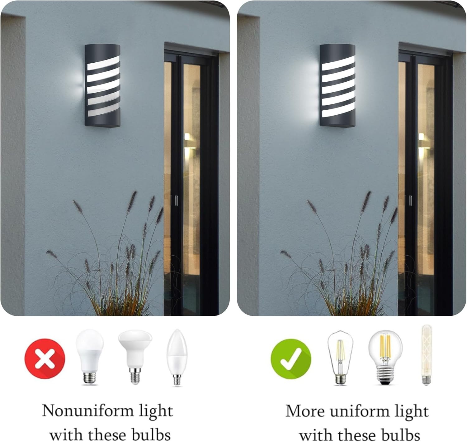 Klighten E27 Lampada da Parete Esterno/Interno IP65 - immagine 3