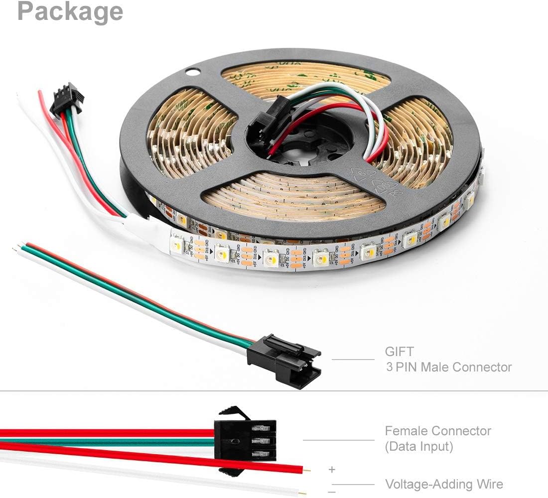 Btf-lighting SK6812RGBW Striscia LED 5m 60 LED/m - immagine 7