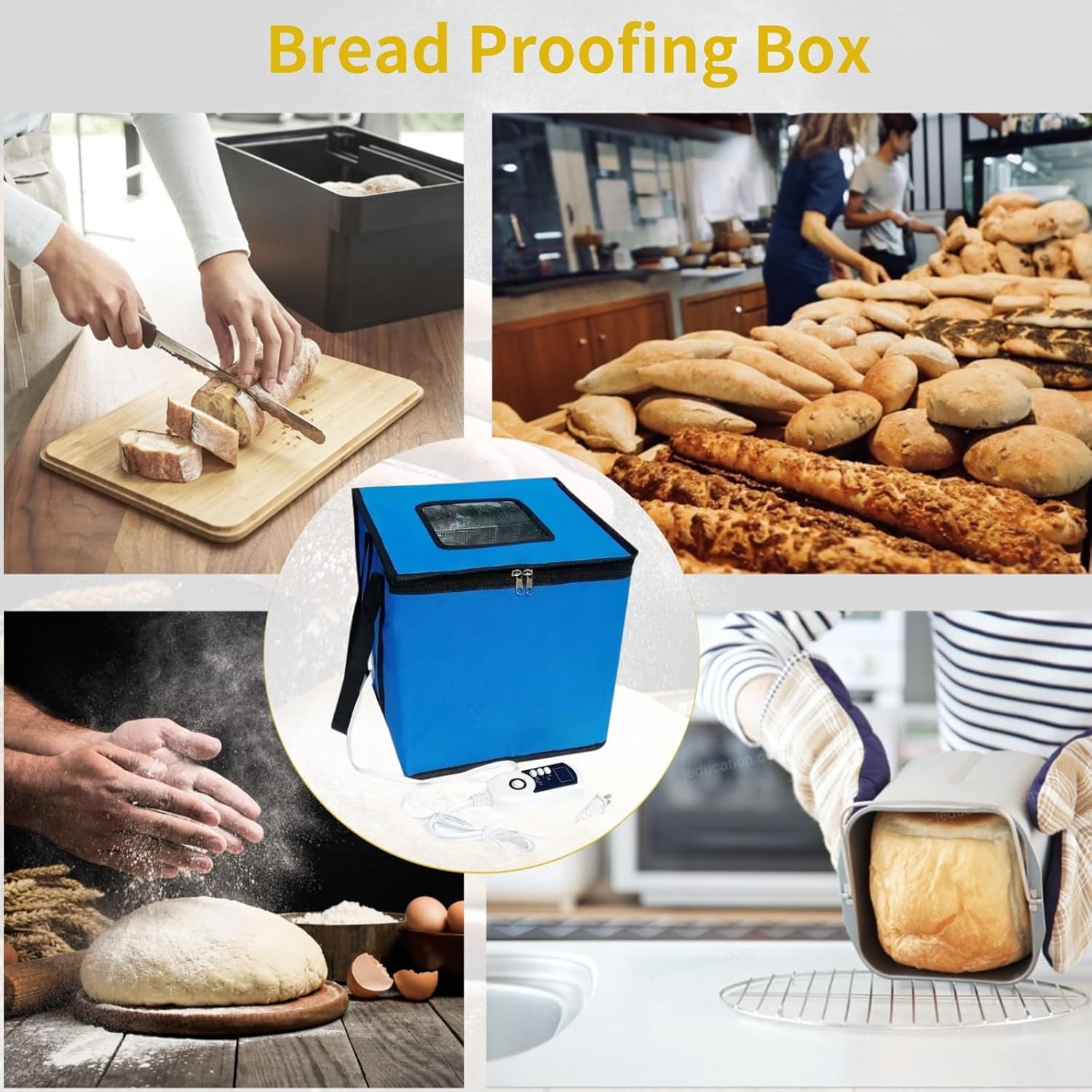 Cloud Fire Scatola Pieghevole per Fermentazione Pasta, Blu - immagine 4