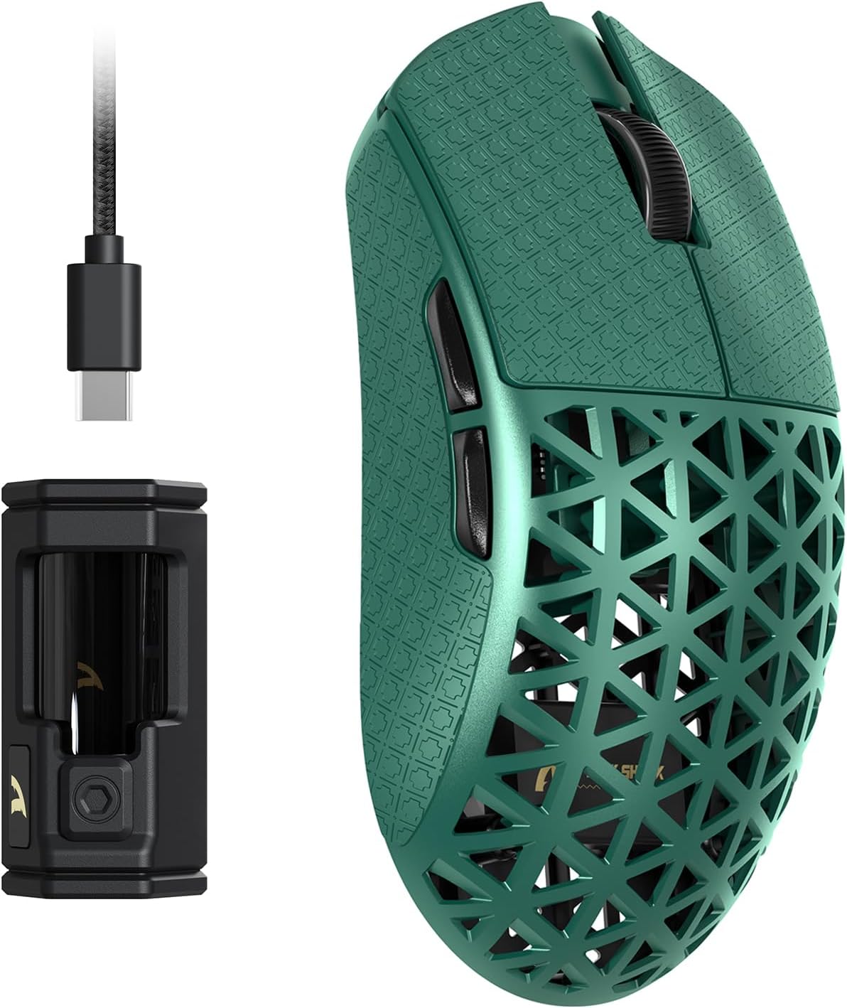 ATTACK SHARK R5 Ultra - Mouse Gaming Wireless 39g, Verde - immagine 1