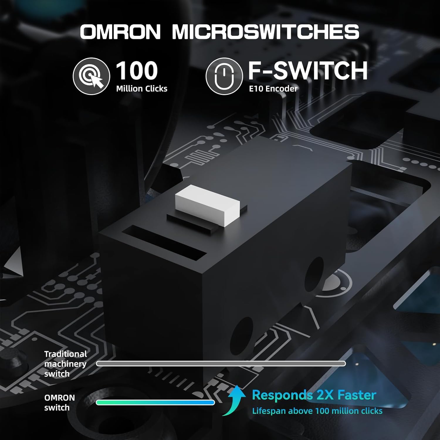 ATTACK SHARK R5 Ultra - Mouse Gaming Wireless 39g, Verde - immagine 5