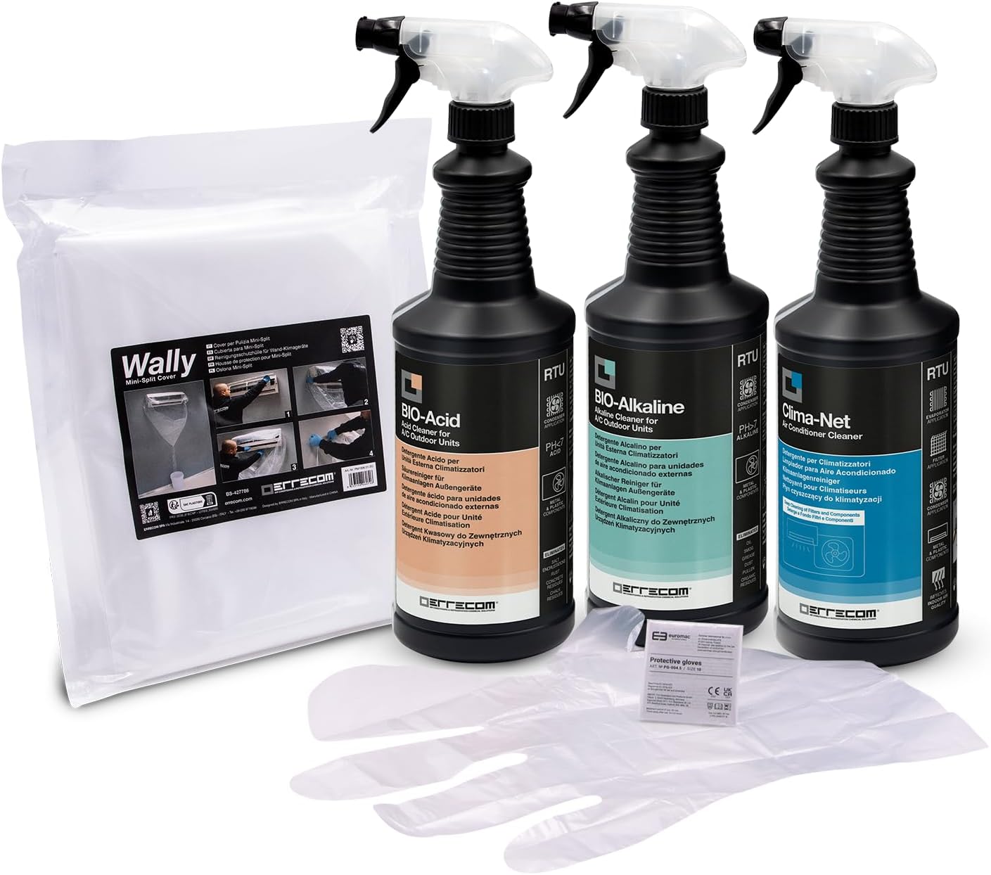 Errecom Kit Pulizia Completa Climatizzatori