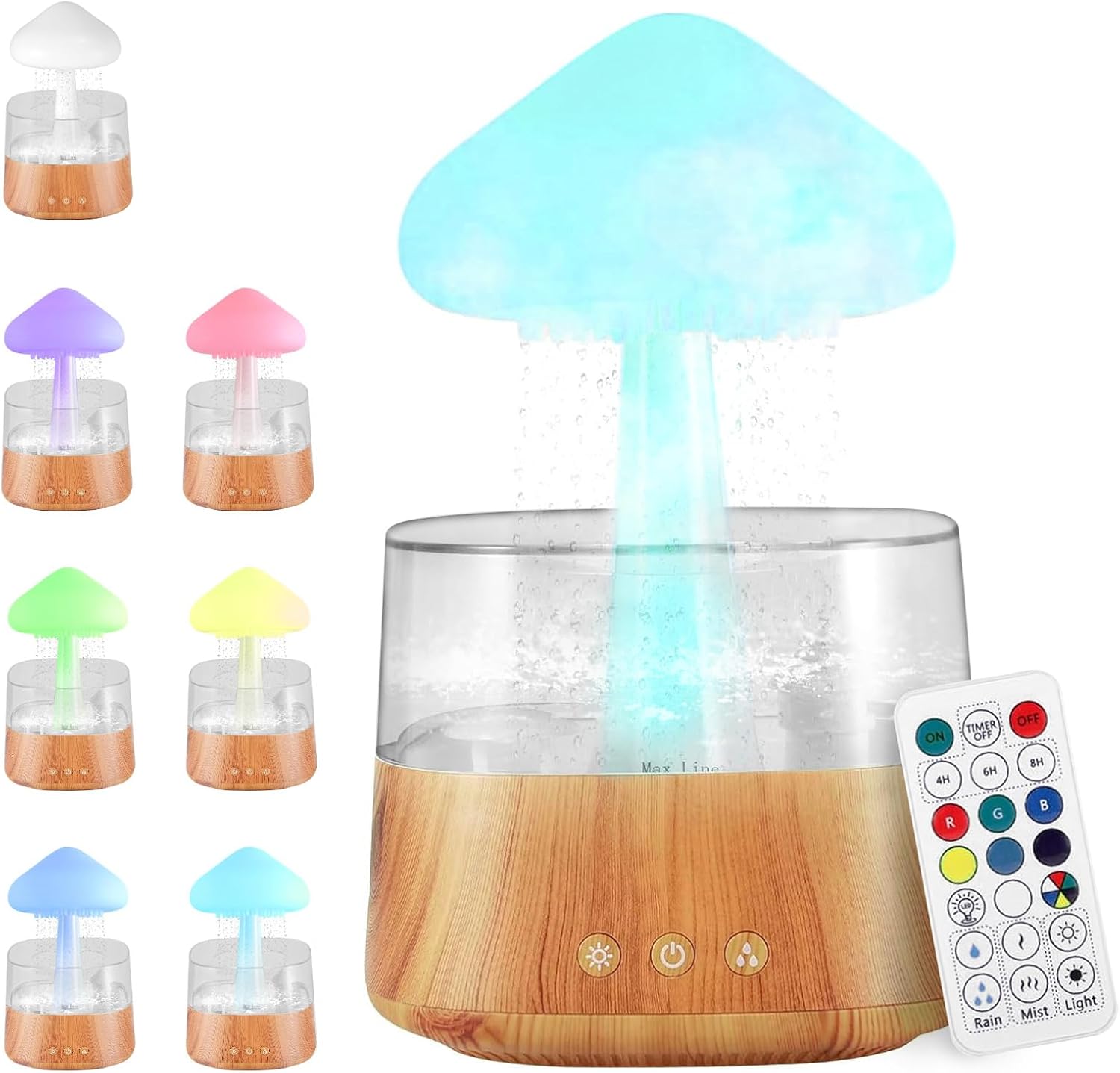 Towwoo Rain Cloud Humidifier 3 in 1 con Telecomando - immagine 1