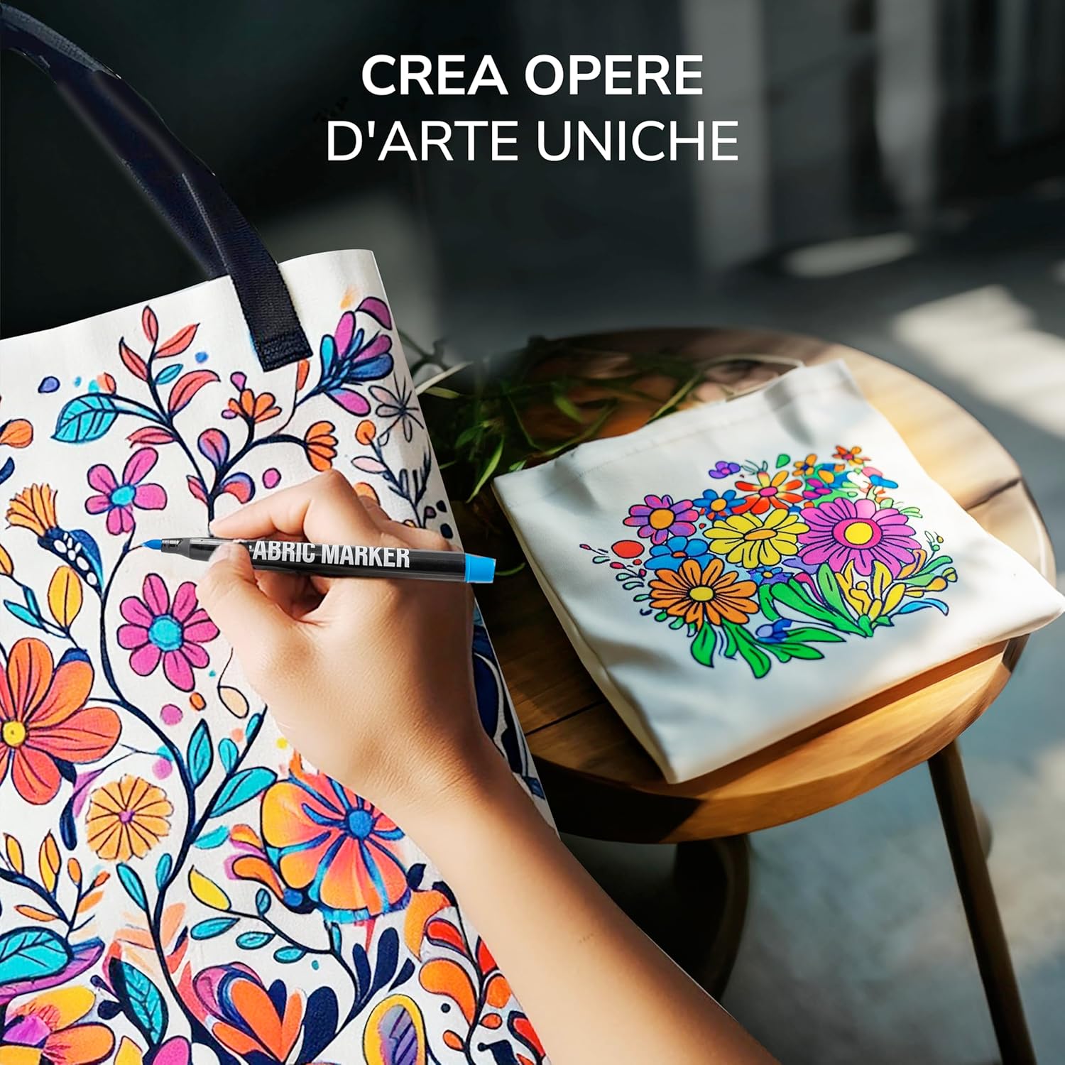 Zenacolor 32 Pennarelli per Tessuti a Punta Fine - immagine 3