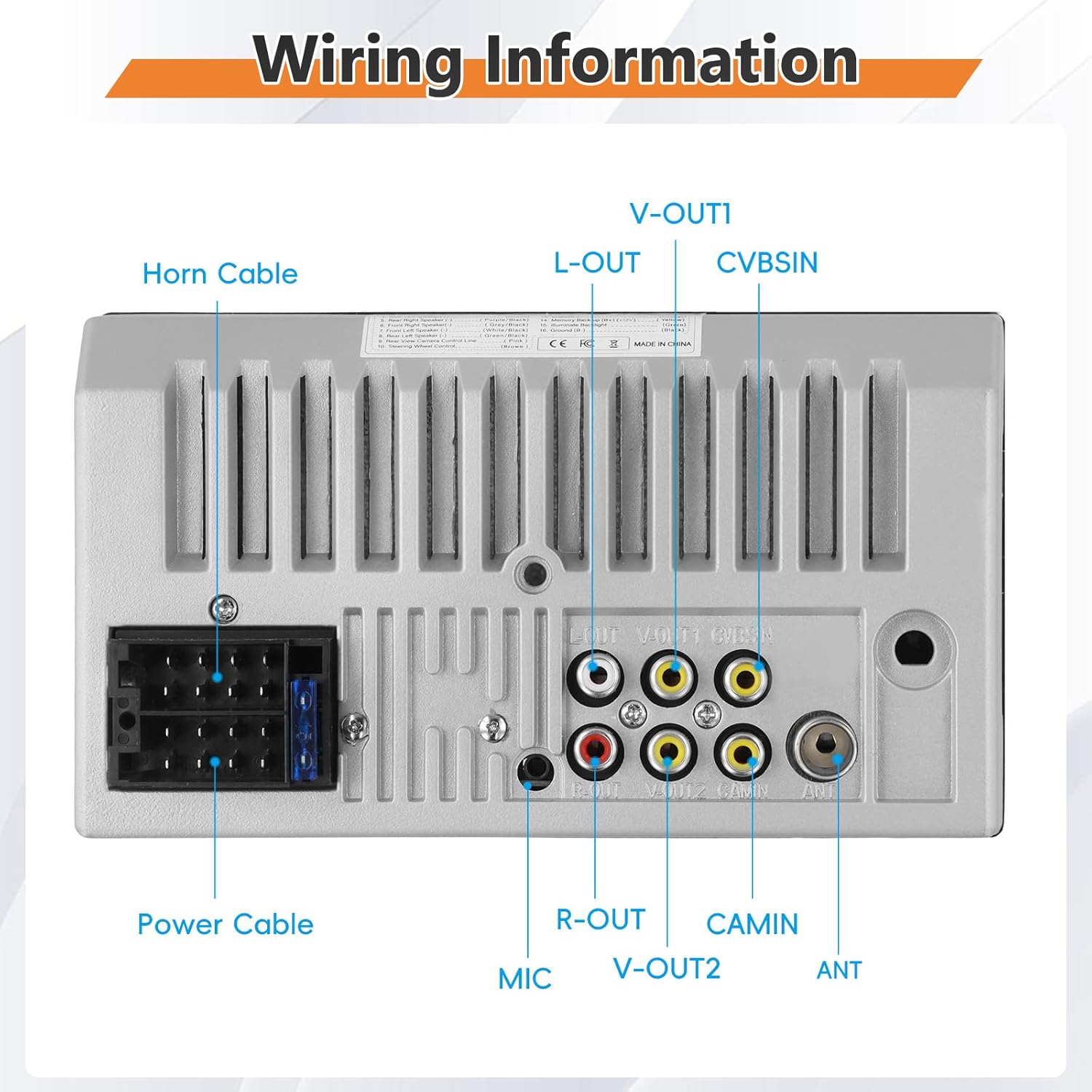 Motorsi Autoradio 2 Din 7 Pollici con Vivavoce Bluetooth - immagine 7