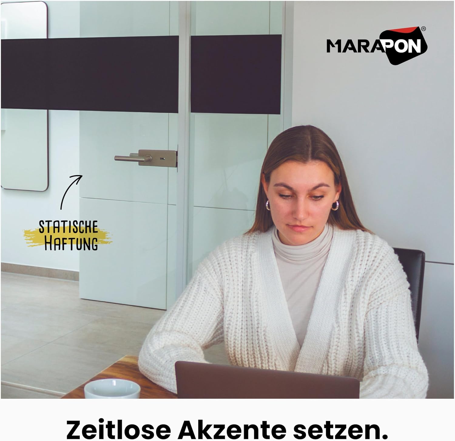 Marapon® Pellicola Autoadesiva Opaca Nera 0,90x20m - immagine 3