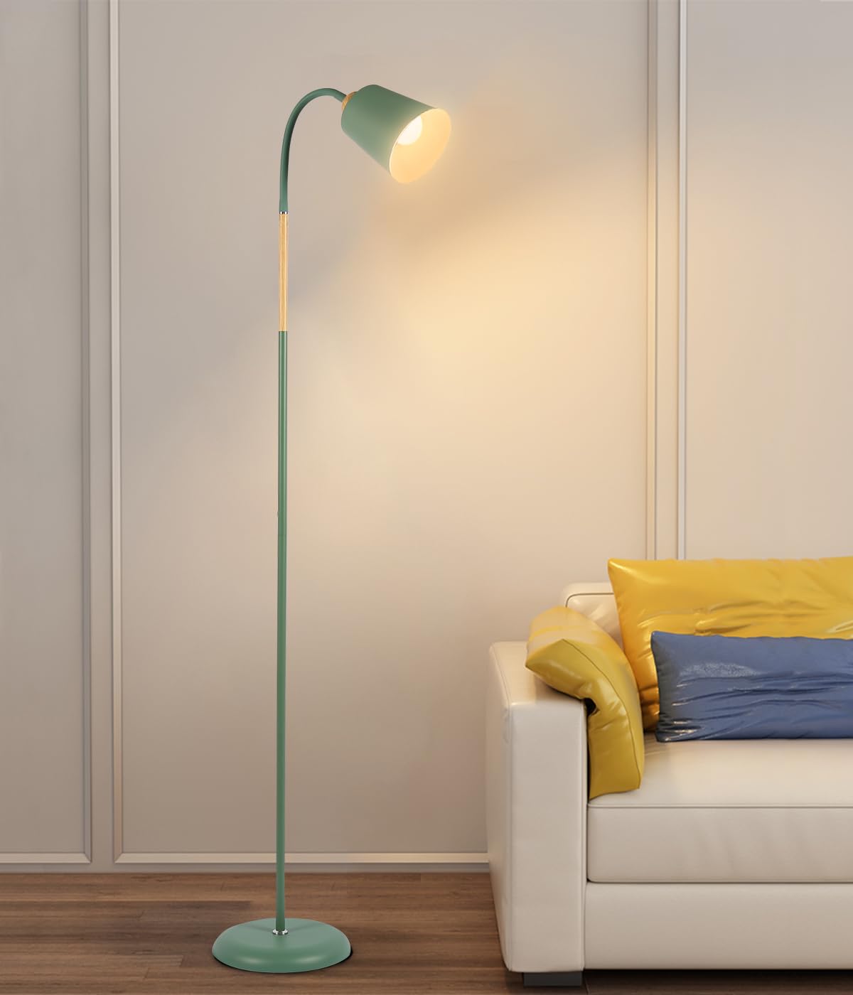 ANTENLICHT VILI - Lampada a Stelo E27 Max 60W, Verde
