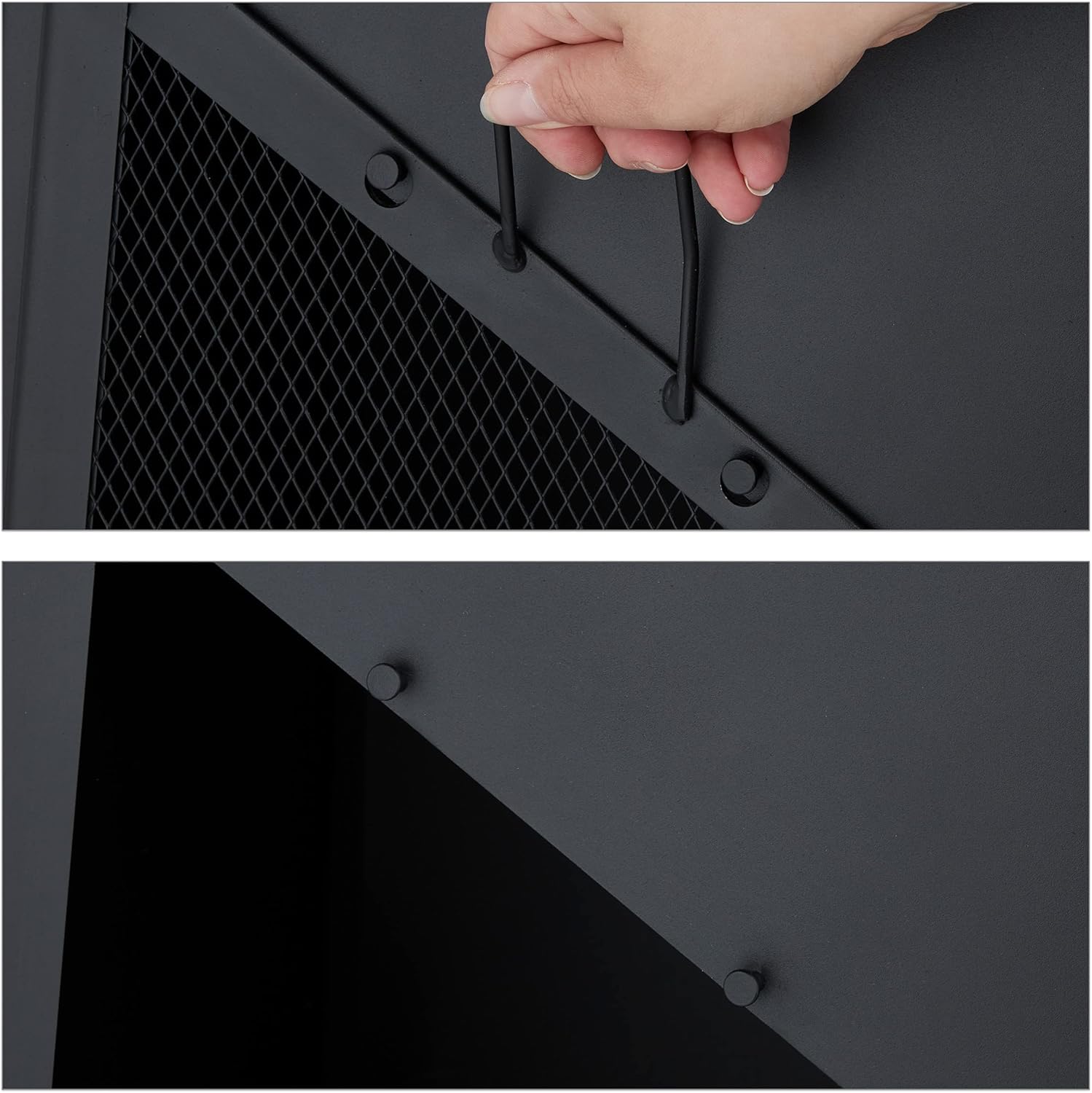 Relaxdays Camino da Giardino e Veranda, Nero - immagine 7