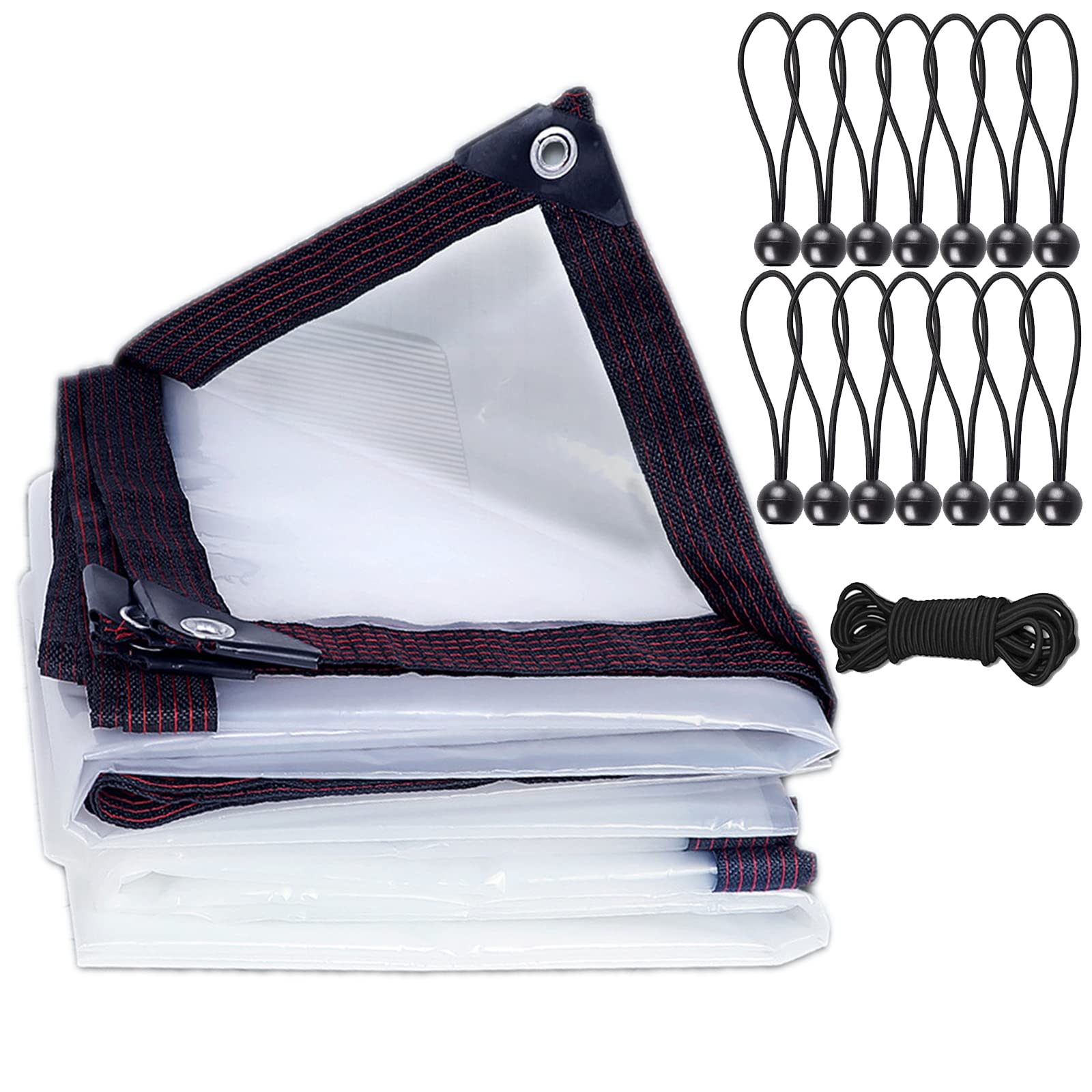 Telone Trasparente Impermeabile 2x5m con Occhielli