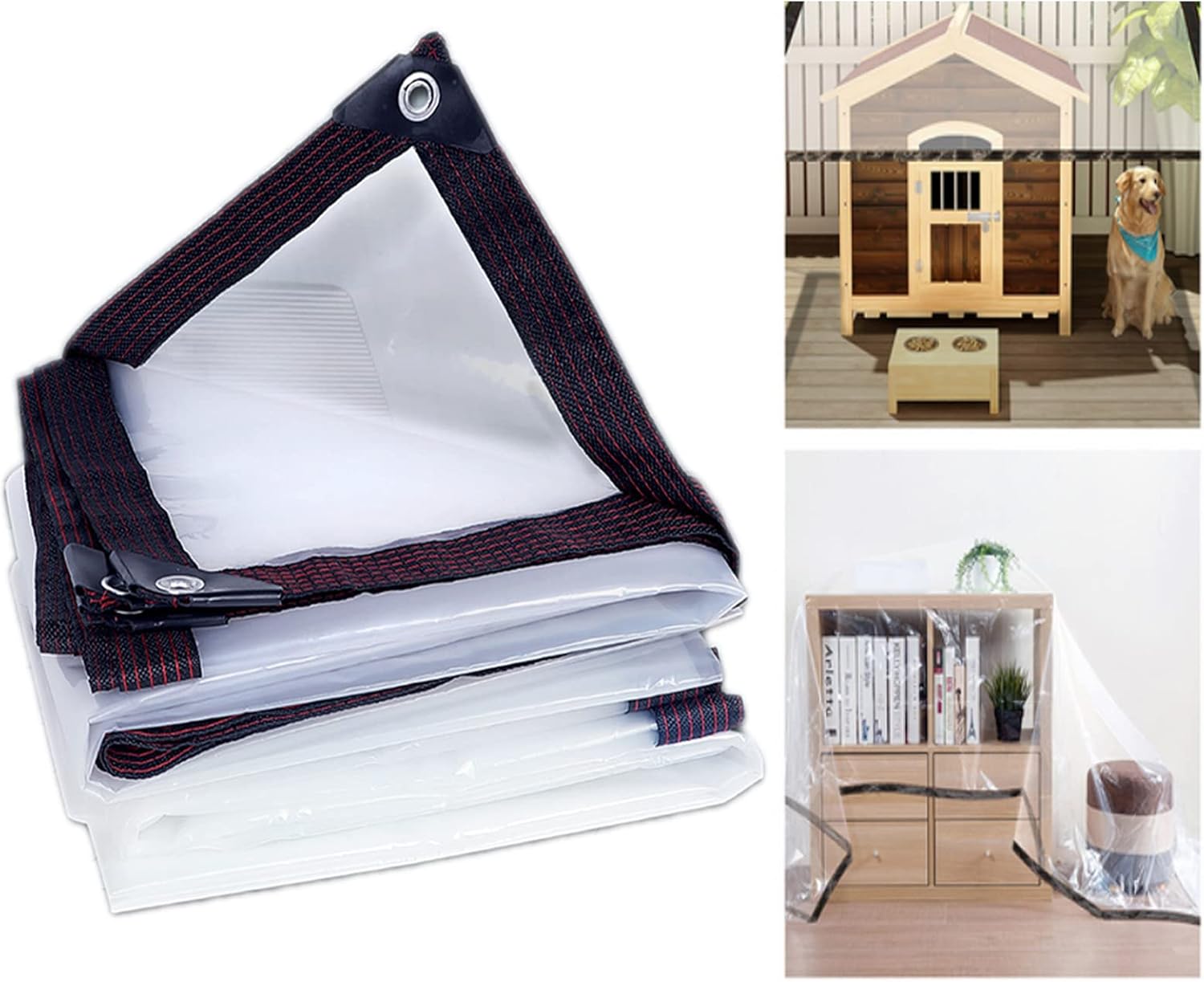 Telone Trasparente Impermeabile 2x5m con Occhielli - immagine 6