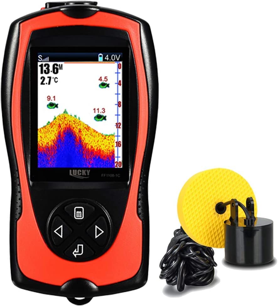 Lucky Portatile Ecoscandaglio da Pesca con Sonar