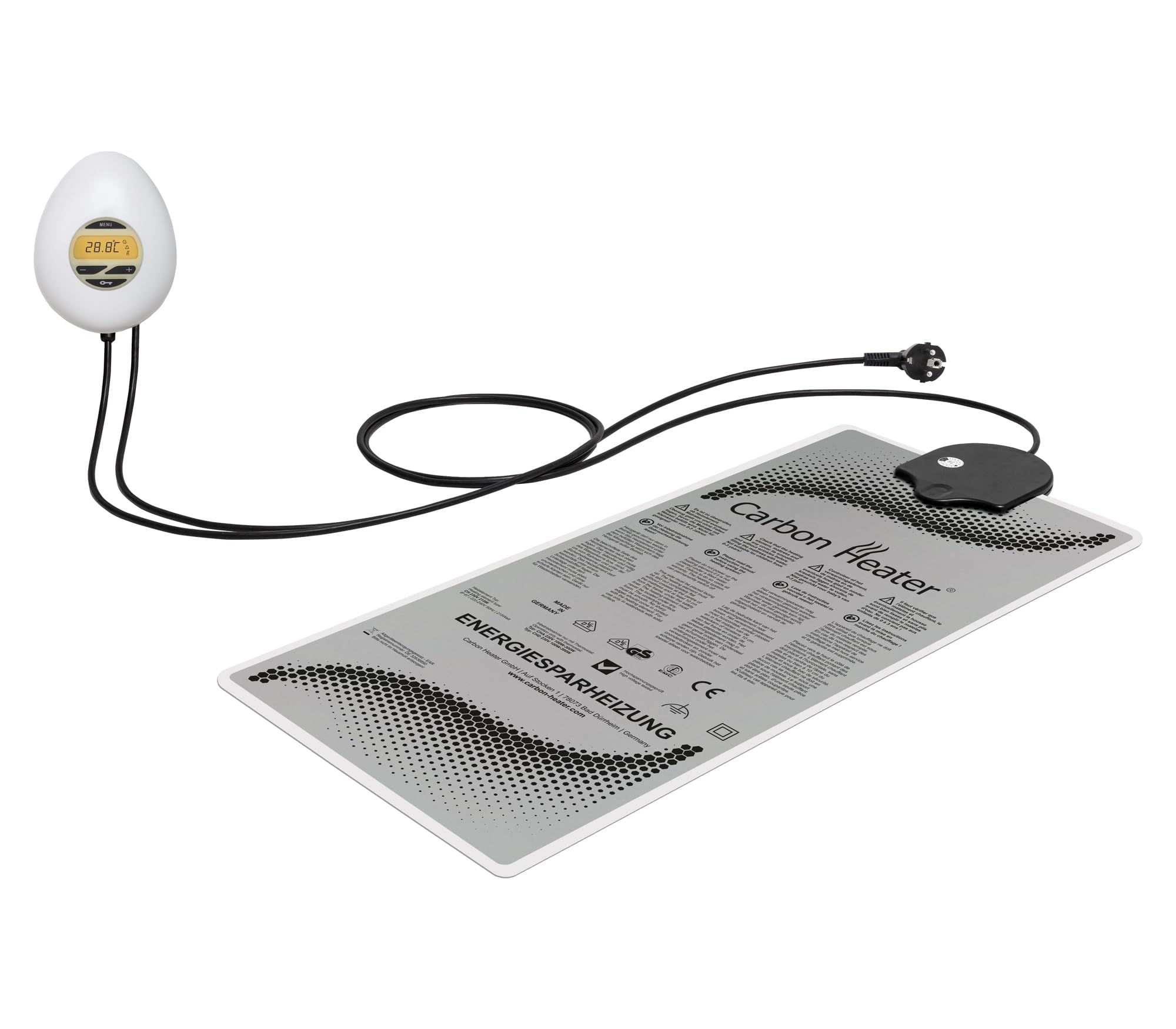 Letto ad Acqua Riscaldamento t.b.d. Carbon IQ Digital 240W