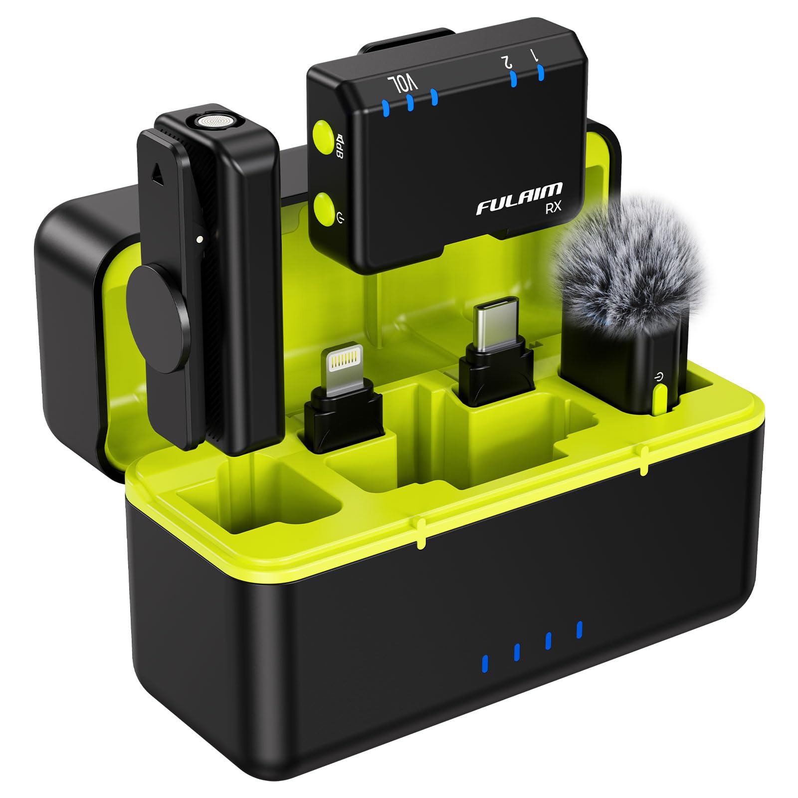 Fulaim X6S Microfono Lavalier Wireless per iPhone