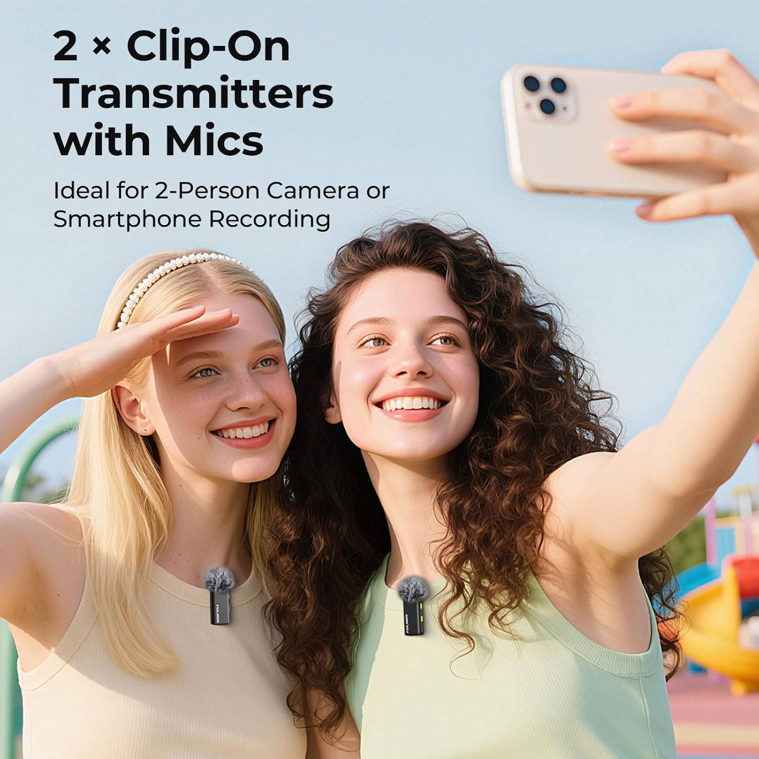 Fulaim X6S Microfono Lavalier Wireless per iPhone - immagine 2