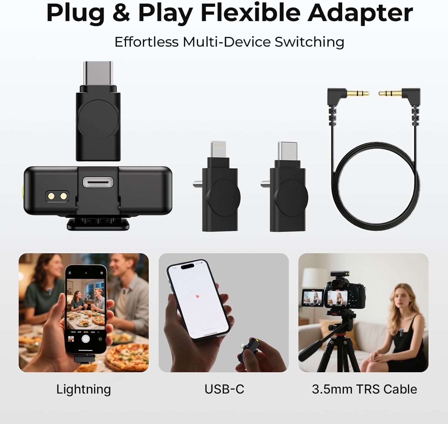 Fulaim X6S Microfono Lavalier Wireless per iPhone - immagine 4