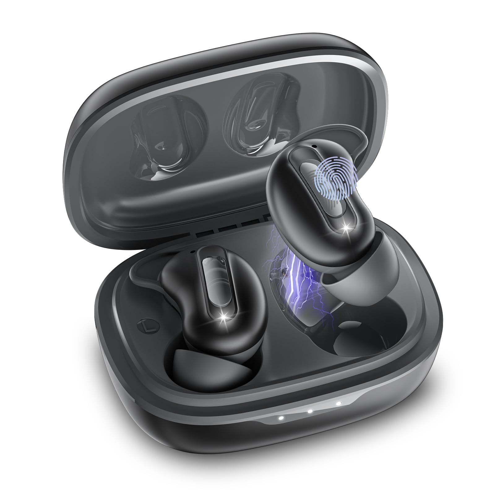 Cuffie per Dormire Bluetooth 5.4 ANC/ENC, Nero