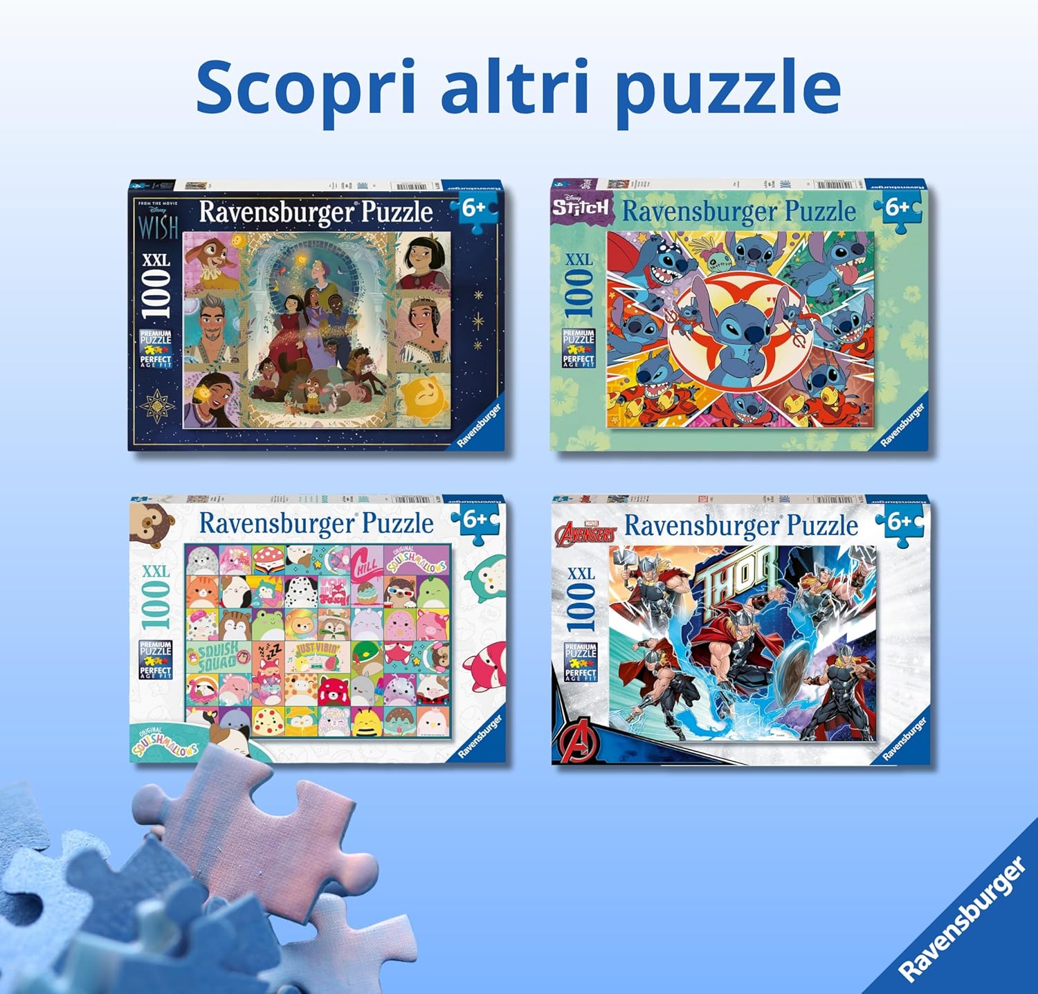 Ravensburger - Puzzles XXL Minecraft 100 Pezzi - immagine 5