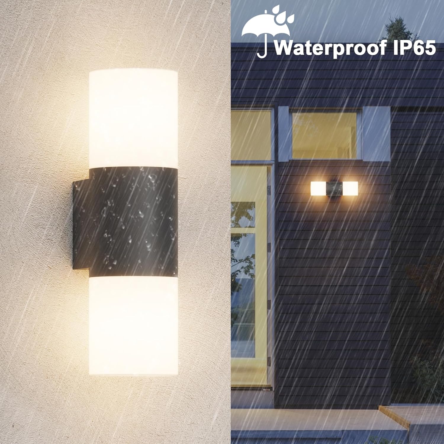 Klighten Applique da Parete E27 Esterno/Interno (2 Pezzi) - immagine 5