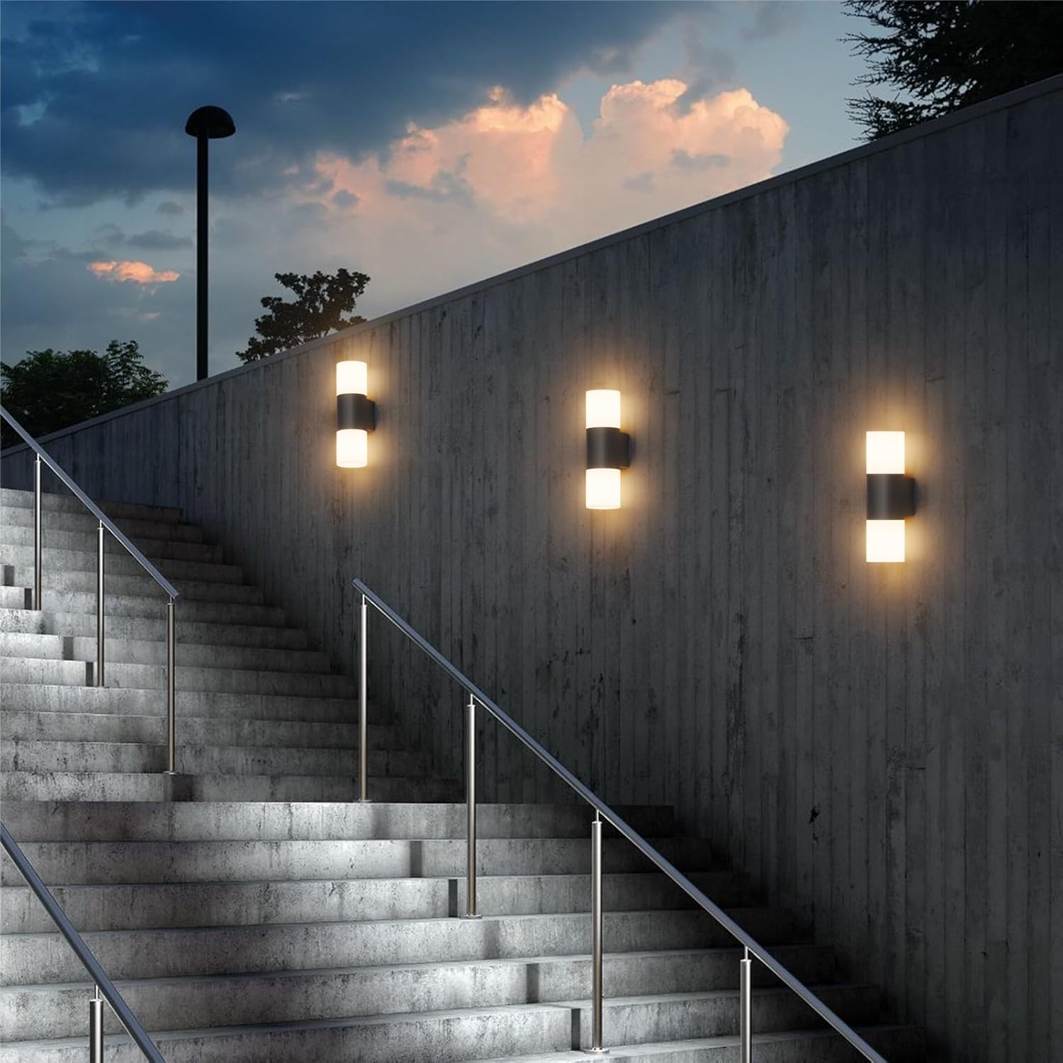 Klighten Applique da Parete E27 Esterno/Interno (2 Pezzi) - immagine 7