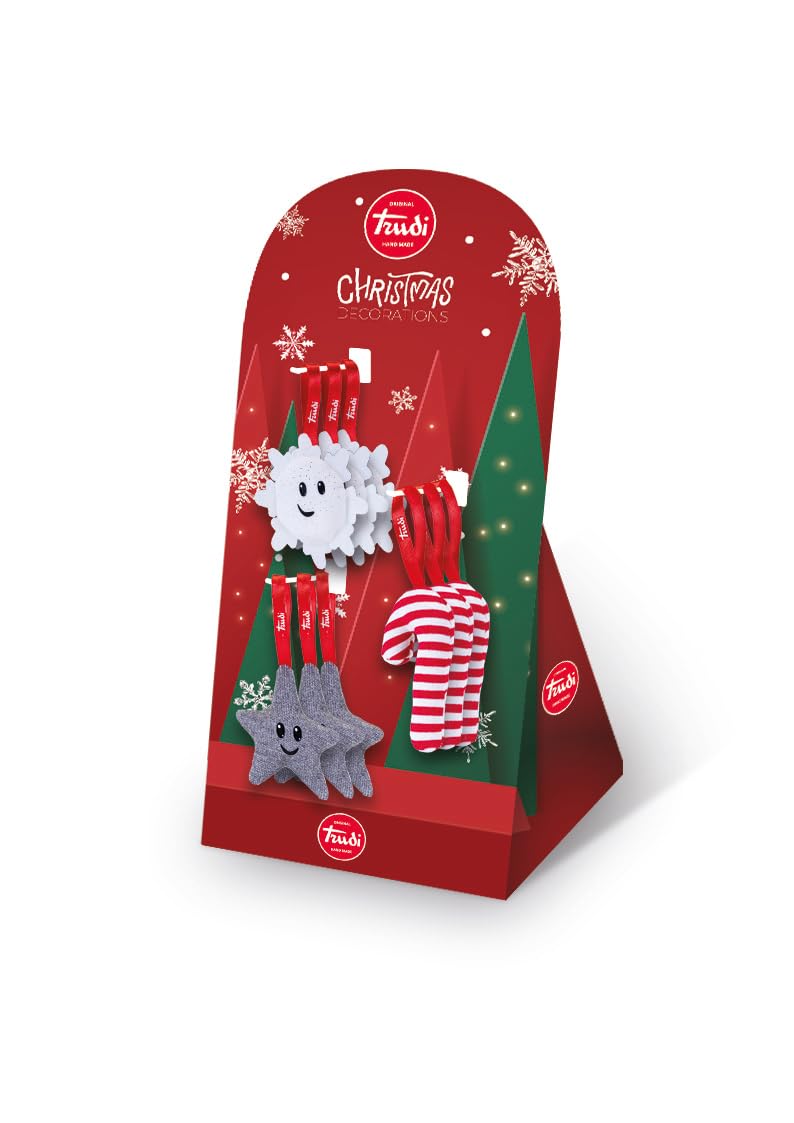 Mini Decoration Xmas (18pz) Trudi - Peluche Albero di Natale