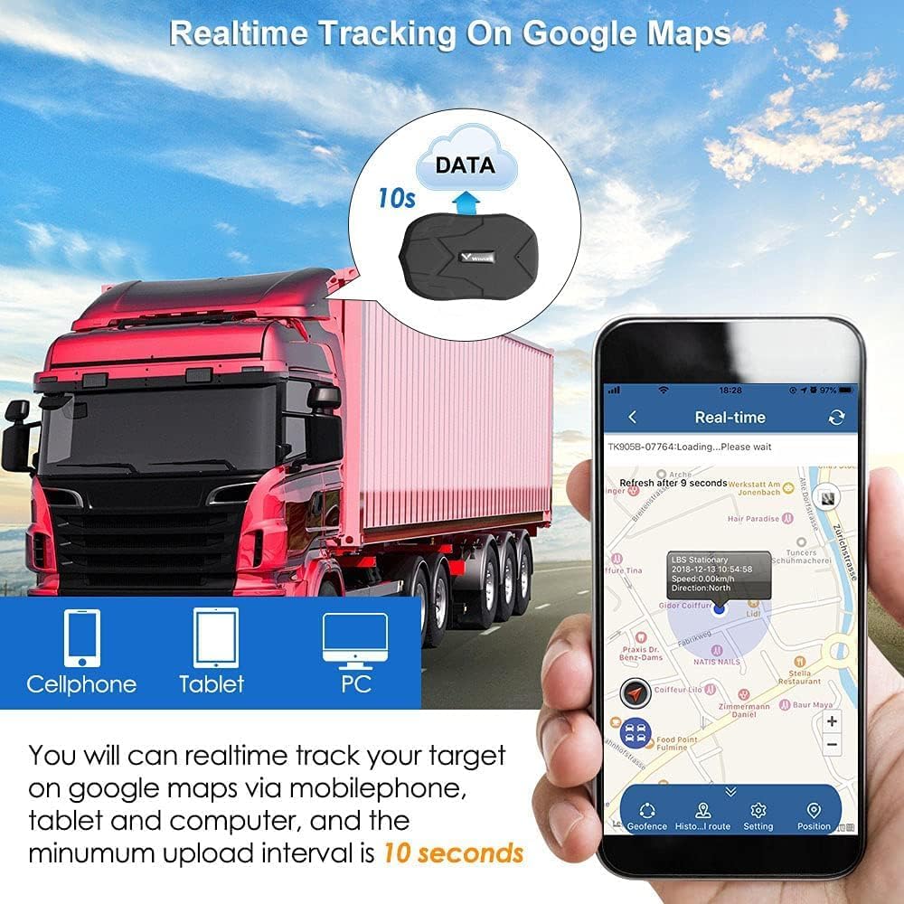 Winnes - Localizzatore GPS 4G per Auto 5000mAh | Velz