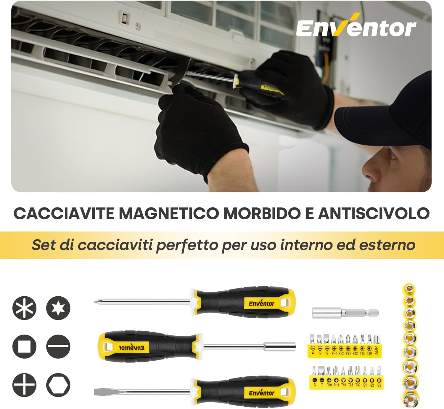 Enventor Cassetta Attrezzi Completa 158 Pezzi - immagine 4