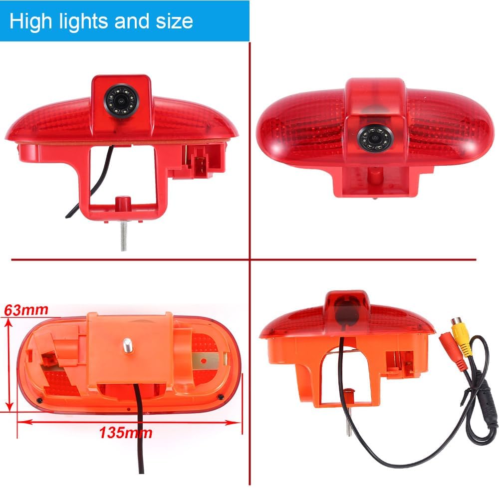Telecamera Auto Posteriore HD per Vauxhall Kipper Combi - immagine 3