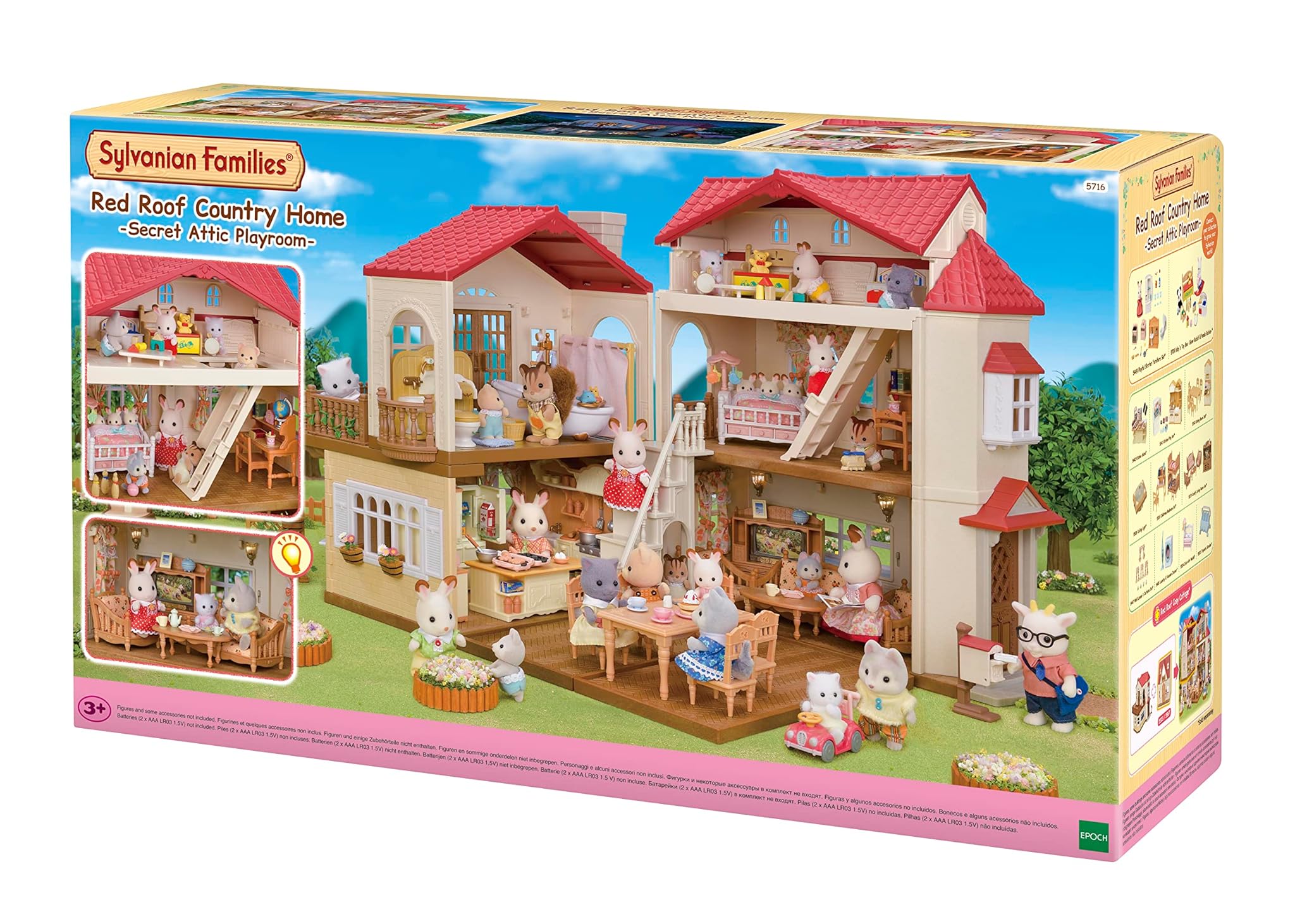Sylvanian Families - Casa Grande con Luce, Modello 5716